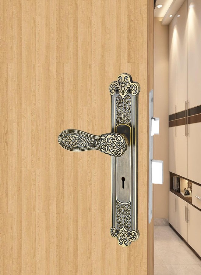 Atom Heavy Duty Mortise Door Lock for Bedroom, Living Room, Main Door, Brass Antique Finish | 3 Keys | 6 Lever Double Stage Lockset for House Hotel Office(O49KY) - Image 2